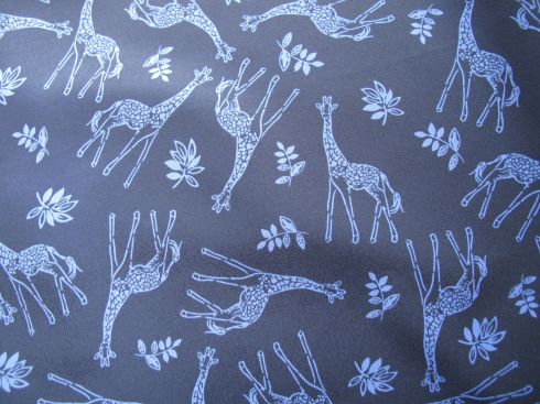 Giraffe print fabric